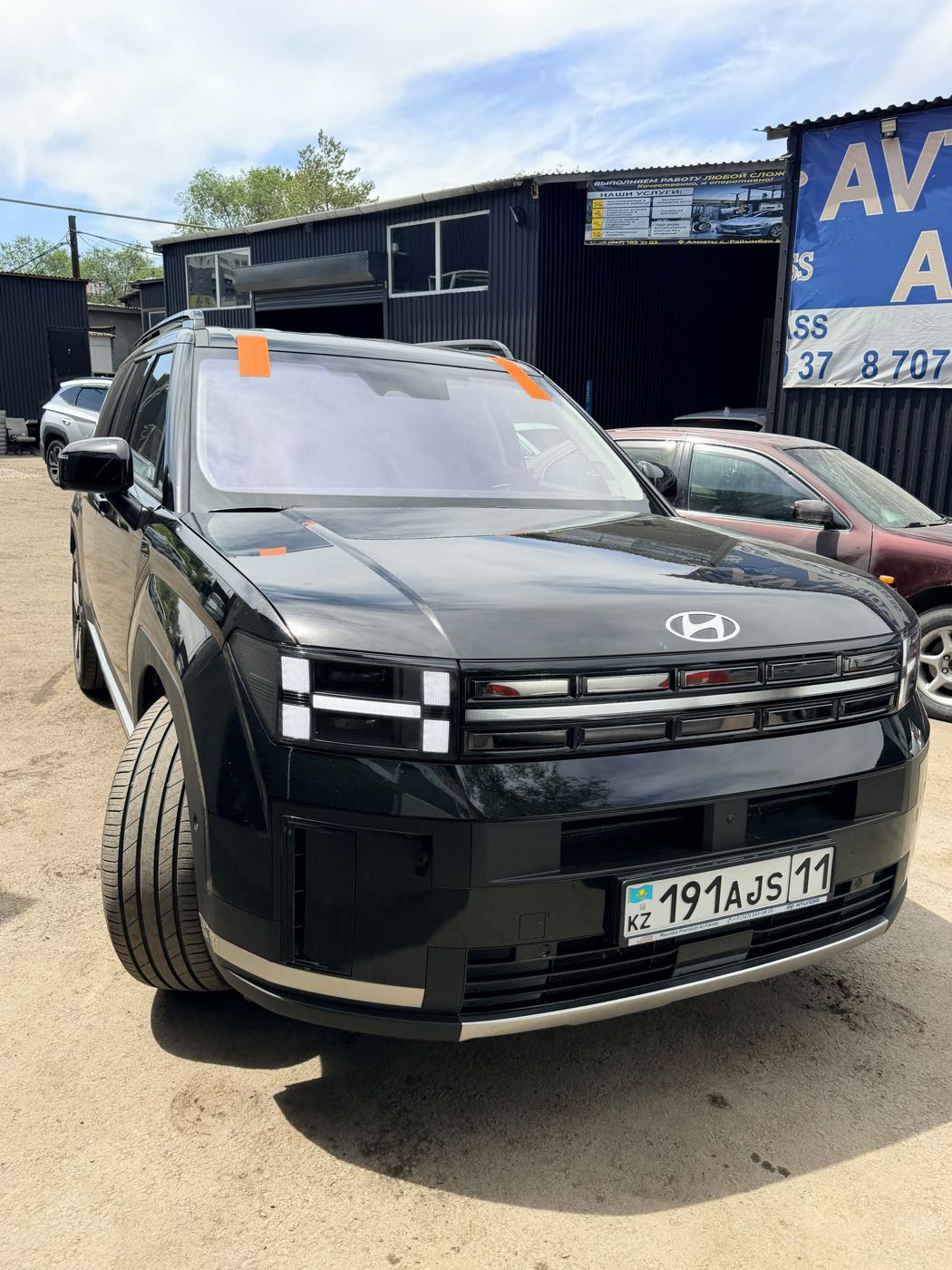 Замена лобового стекла Hyundai Palisade в Алматы